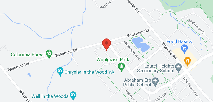 map of 608 WOOLGRASS Avenue